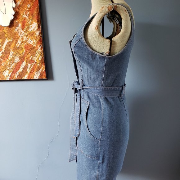 Jealous Tomato Denim Dress/Size Small - Picture 5 of 10